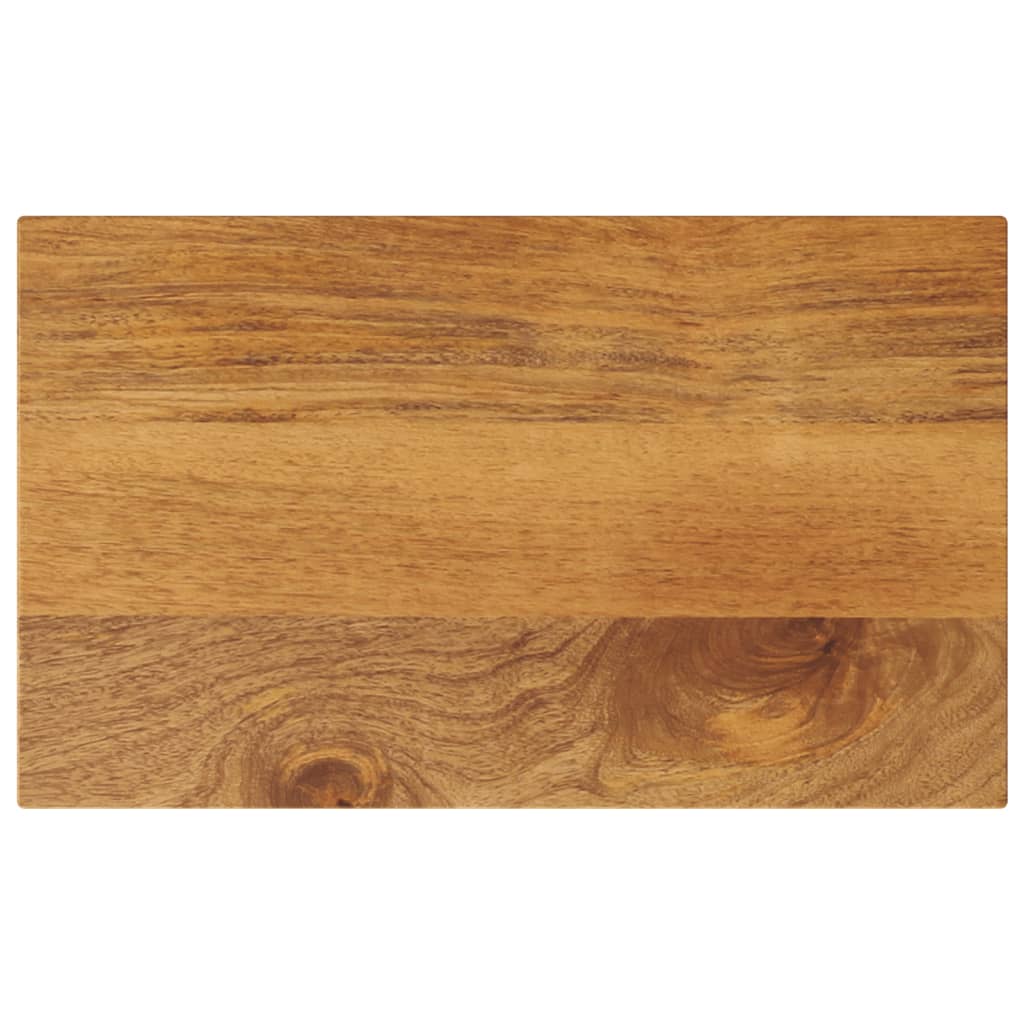 bordplade 40x20x2,5 cm rektangulær massivt mangotræ