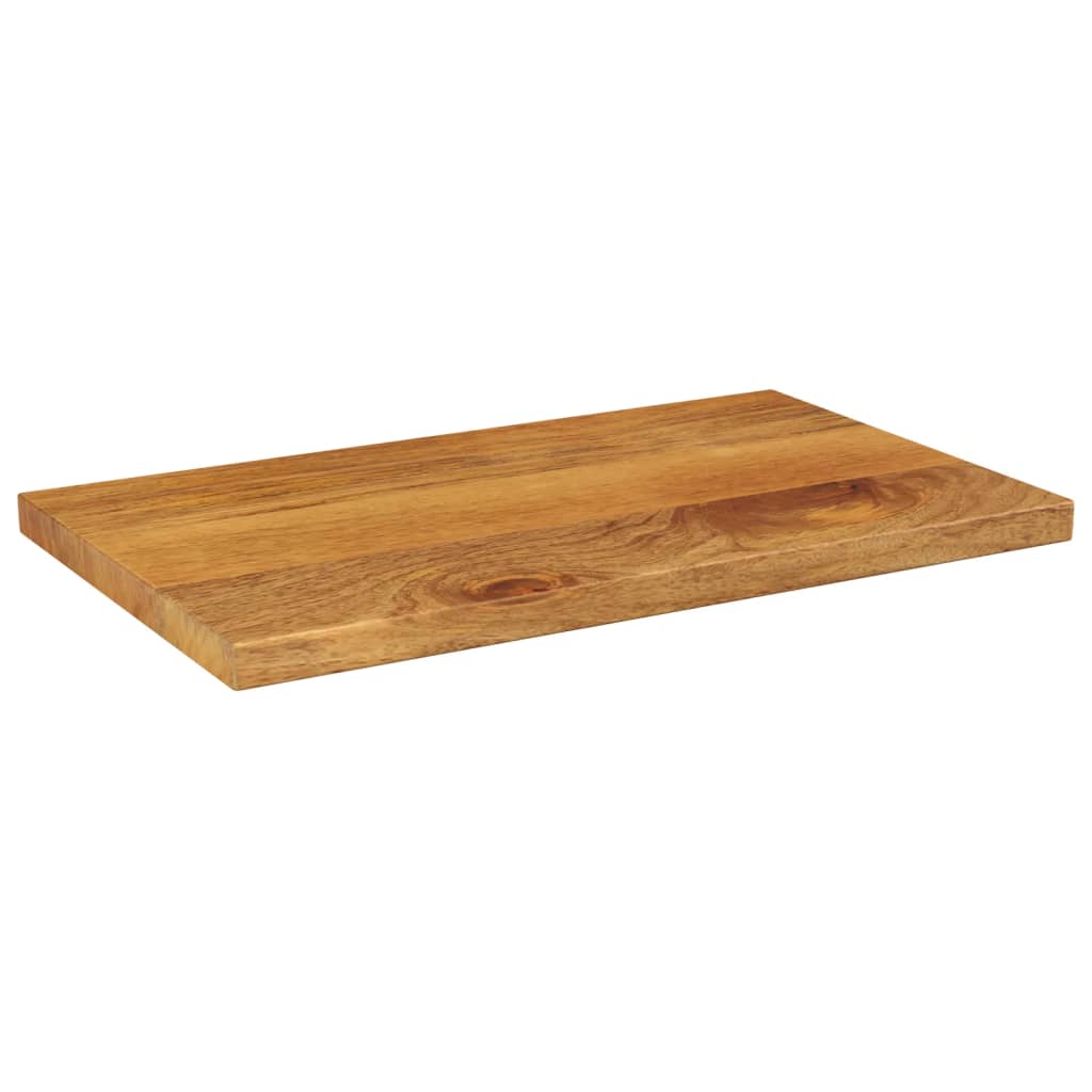 bordplade 40x20x2,5 cm rektangulær massivt mangotræ