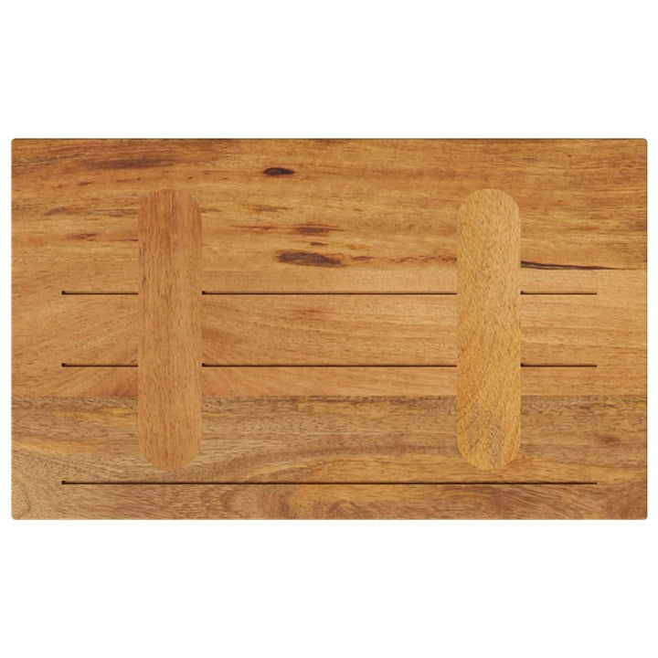 bordplade 40x20x2,5 cm rektangulær massivt mangotræ