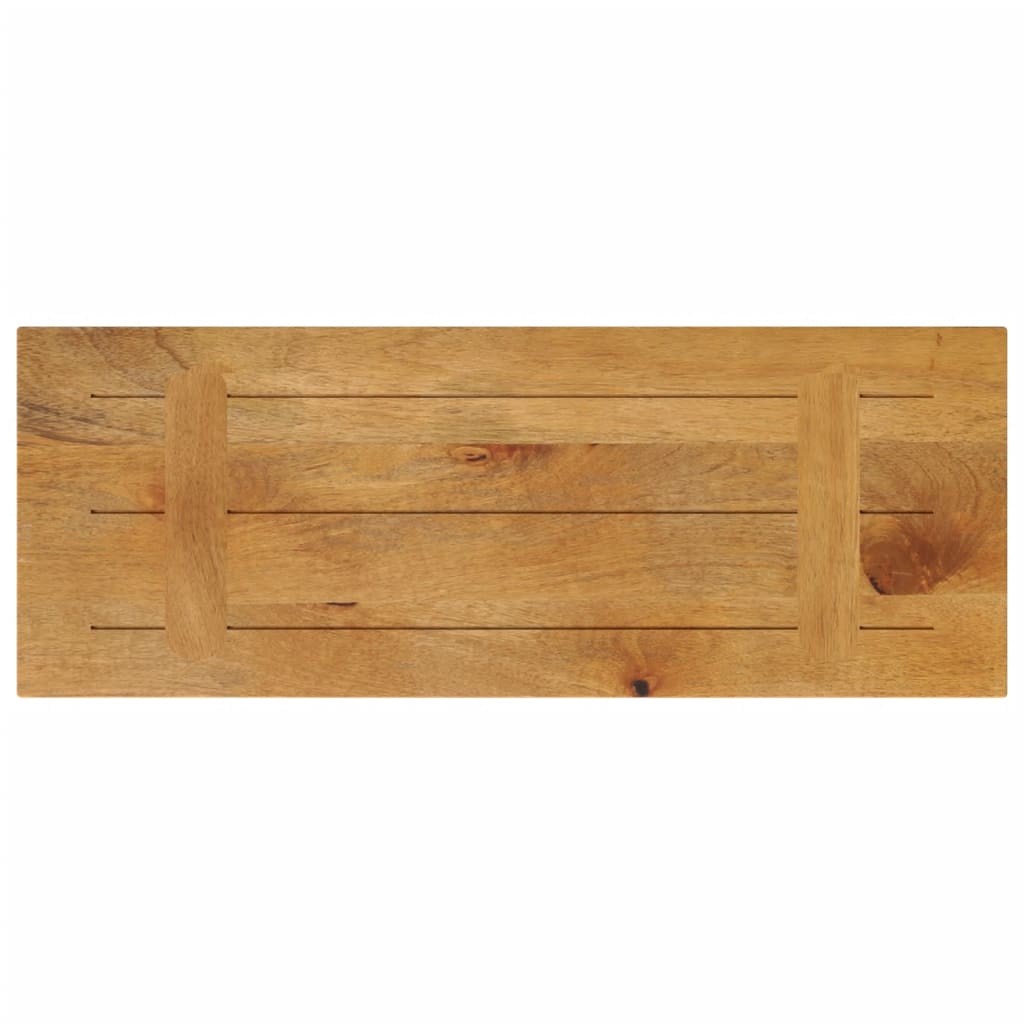 bordplade 80x20x2,5 cm rektangulær massivt mangotræ