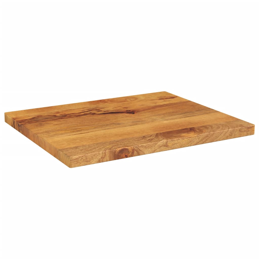 bordplade 60x50x2,5 cm rektangulær massivt mangotræ
