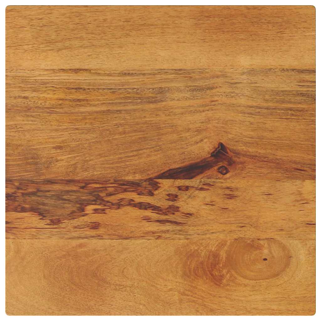 bordplade 60x60x2,5 cm firkantet massivt mangotræ