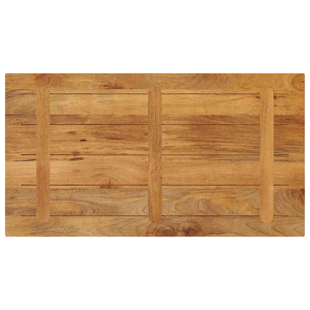 bordplade 100x60x2,5 cm rektangulær massivt mangotræ