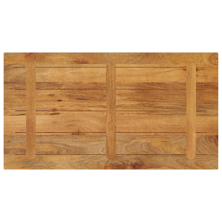 bordplade 100x60x2,5 cm rektangulær massivt mangotræ