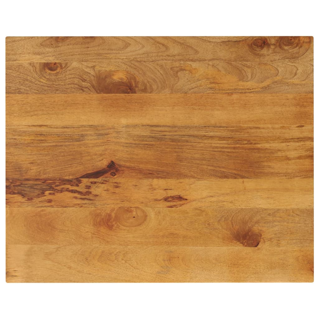 bordplade 100x80x2,5 cm rektangulær massivt mangotræ