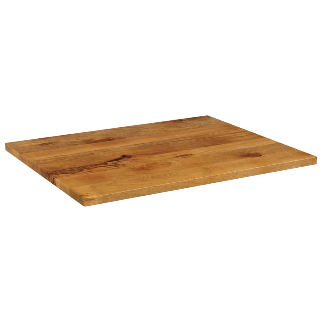 bordplade 100x80x2,5 cm rektangulær massivt mangotræ