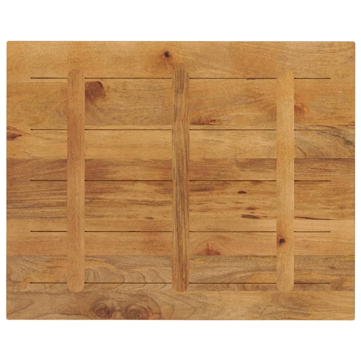 bordplade 100x80x2,5 cm rektangulær massivt mangotræ