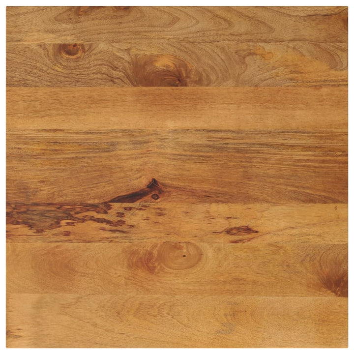 bordplade 90x90x2,5 cm firkantet massivt mangotræ