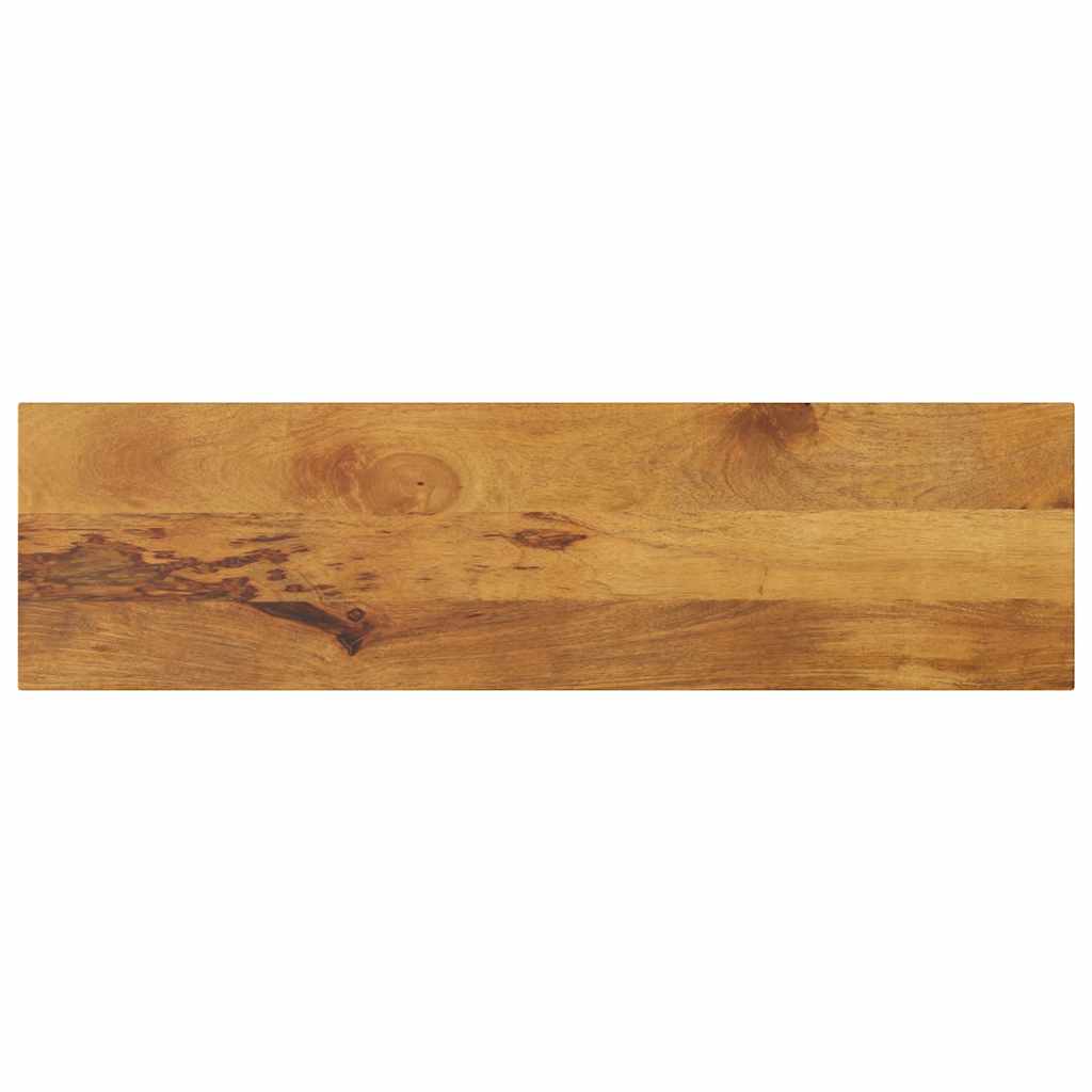 bordplade 110x20x3,8 cm rektangulær massivt mangotræ