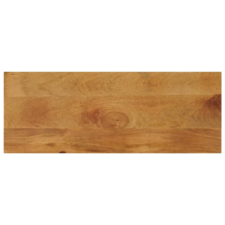 bordplade 80x30x3,8 cm rektangulær massivt mangotræ