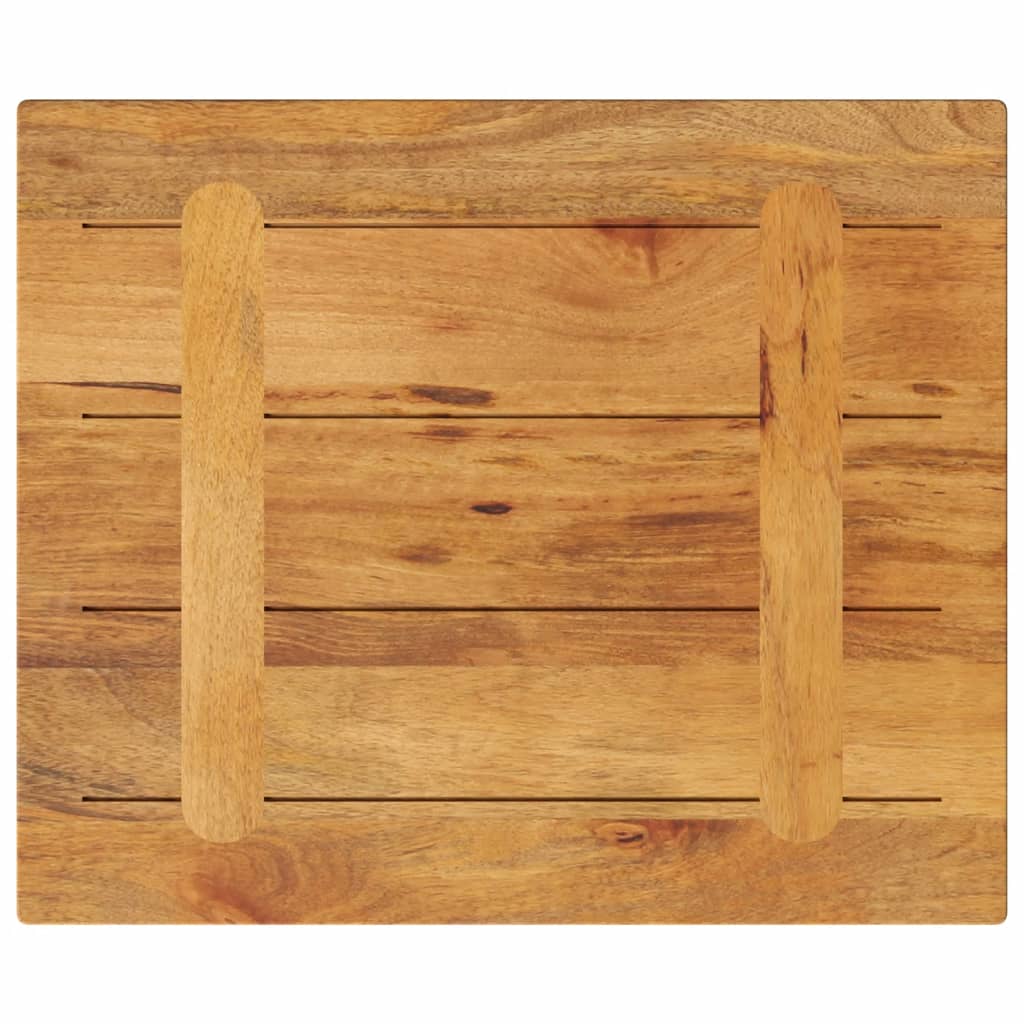 bordplade 60x50x3,8 cm rektangulær massivt mangotræ