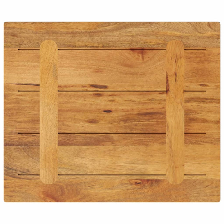 bordplade 60x50x3,8 cm rektangulær massivt mangotræ