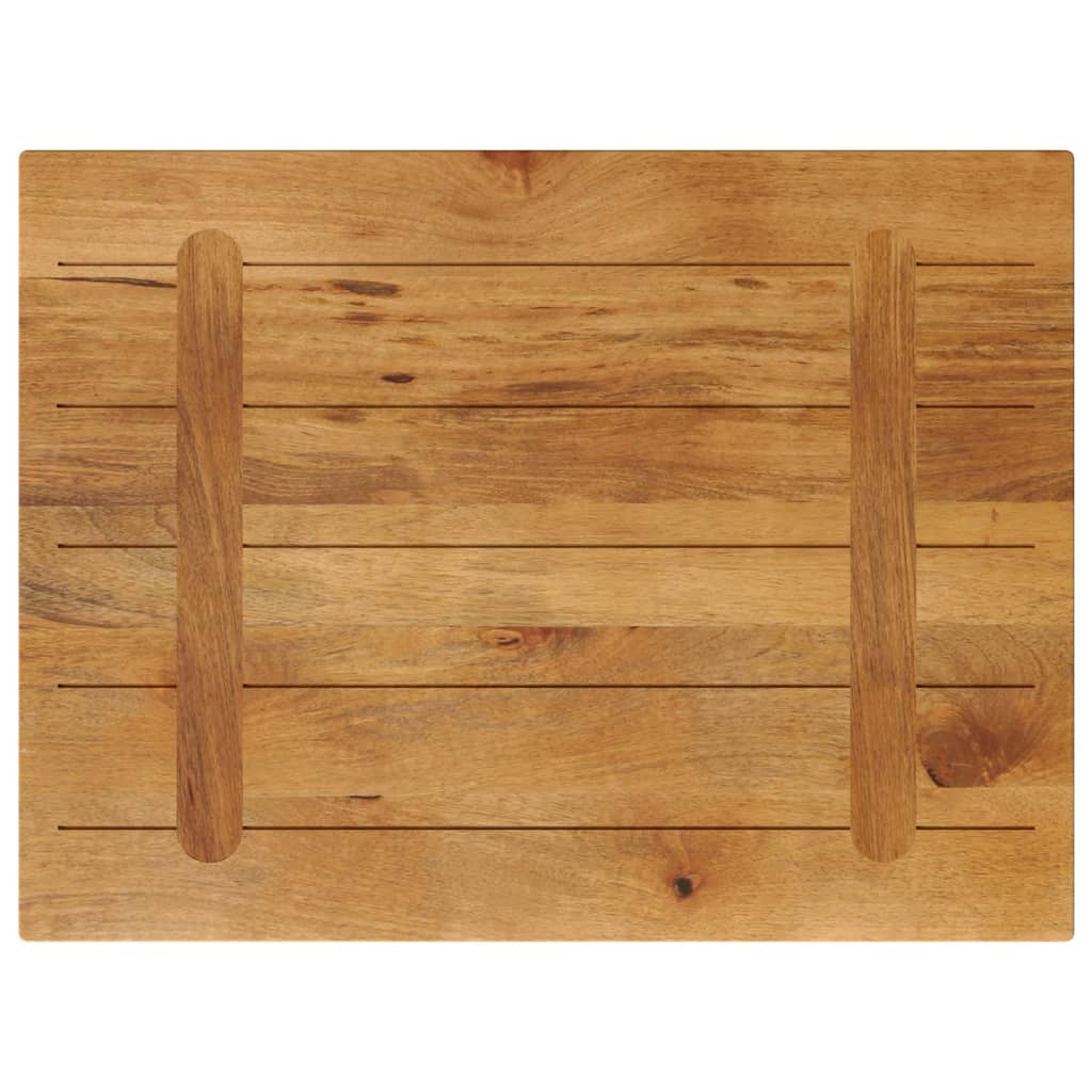bordplade 90x50x3,8 cm rektangulær massivt mangotræ