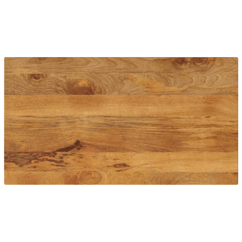 bordplade 100x50x3,8 cm rektangulær massivt mangotræ