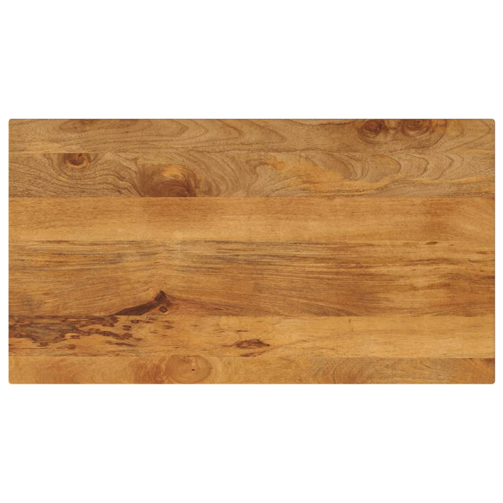 bordplade 100x50x3,8 cm rektangulær massivt mangotræ