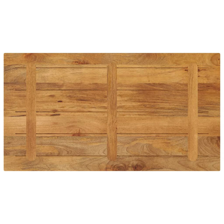 bordplade 100x50x3,8 cm rektangulær massivt mangotræ