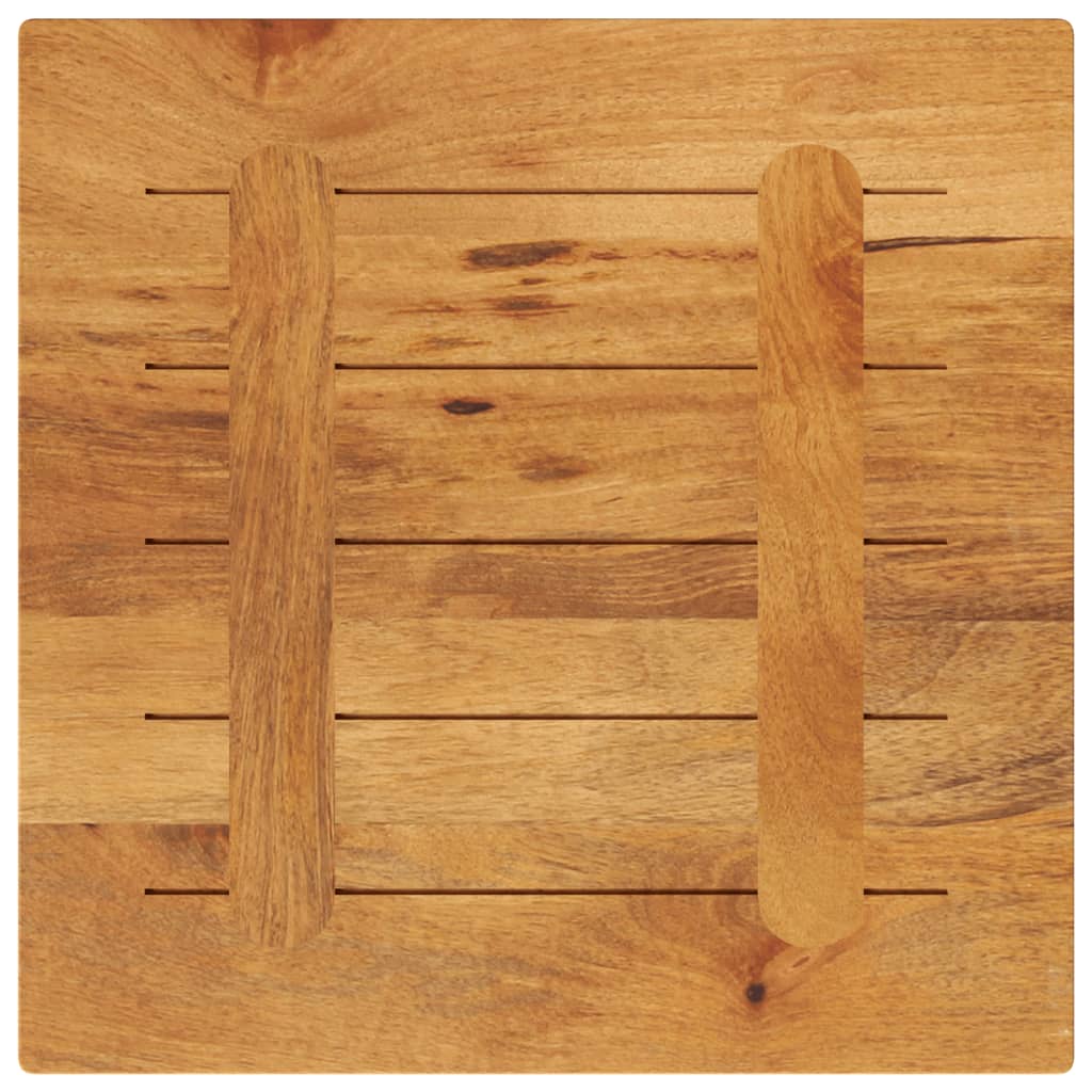bordplade 60x60x3,8 cm firkantet massivt mangotræ