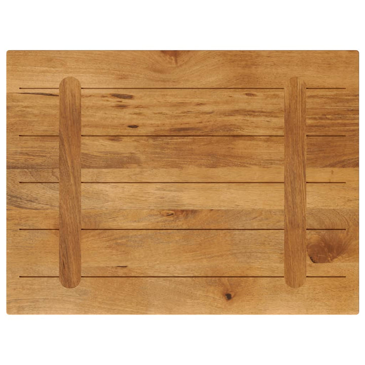 bordplade 70x60x3,8 cm rektangulær massivt mangotræ