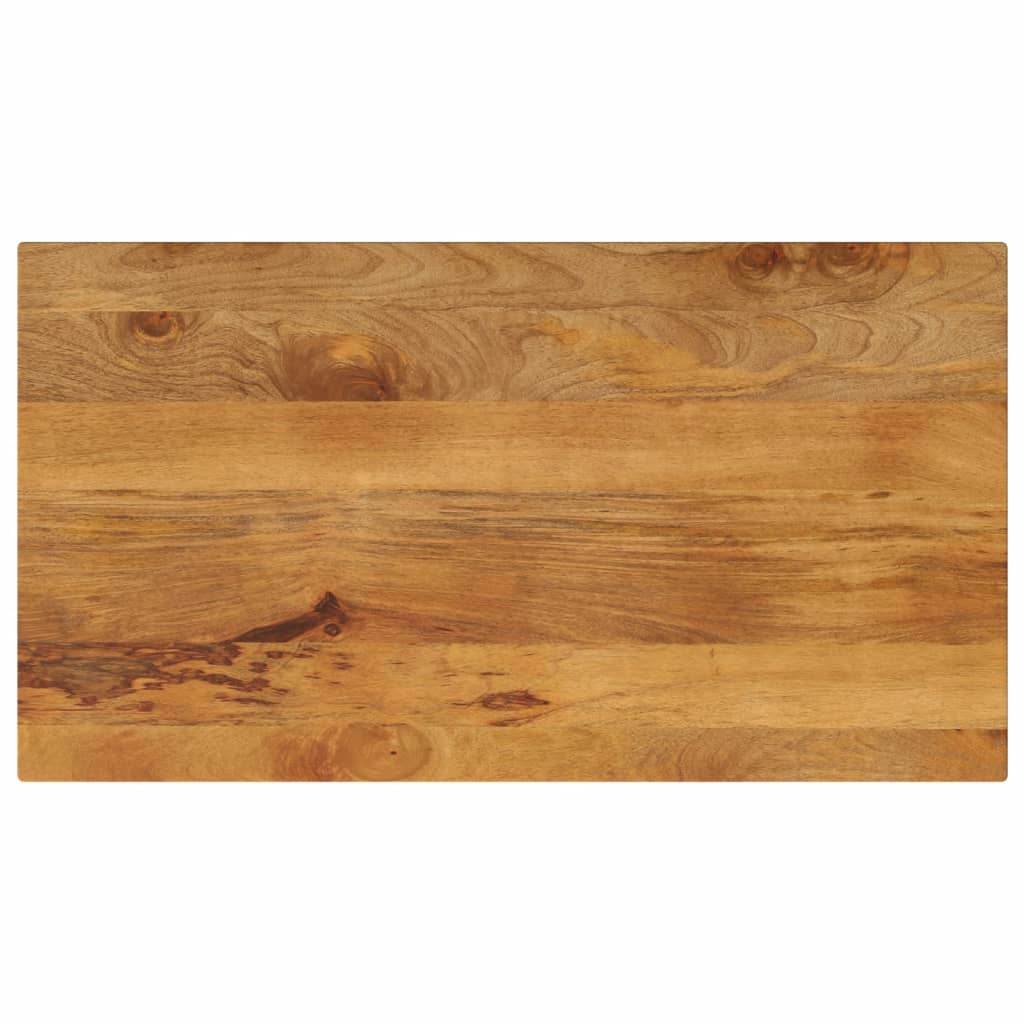 bordplade 100x60x3,8 cm rektangulær massivt mangotræ