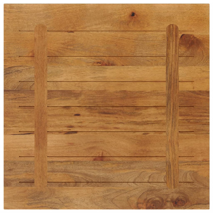 bordplade 70x70x3,8 cm firkantet massivt mangotræ