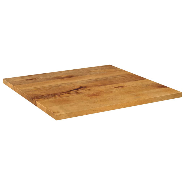 bordplade 80x80x3,8 cm firkantet massivt mangotræ