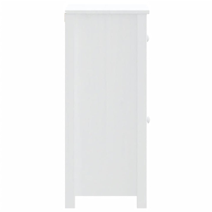 badeværelsesskab BERG 40x34x80 cm massivt fyrretræ hvid