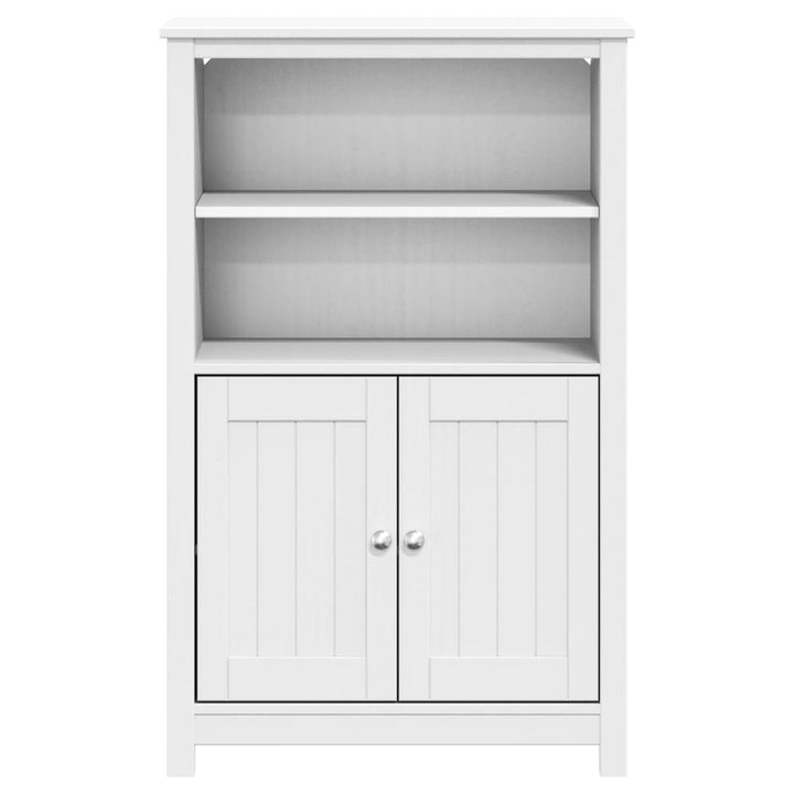 badeværelsesskab BERG 69,5x34x110 cm massivt fyrretræ hvid