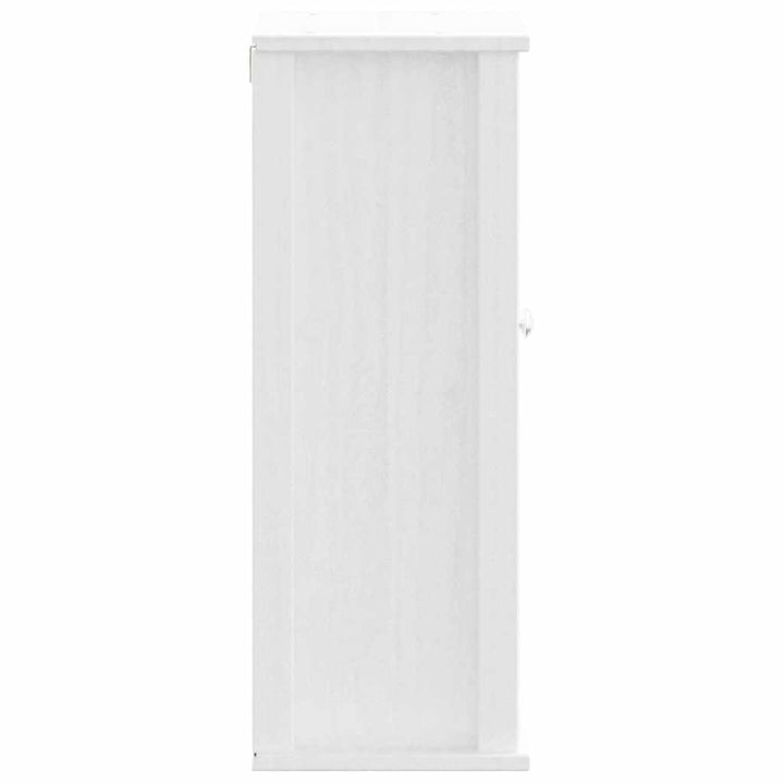 vægskab til badeværelse BERG 40x27x71,5 cm massivt fyr hvid