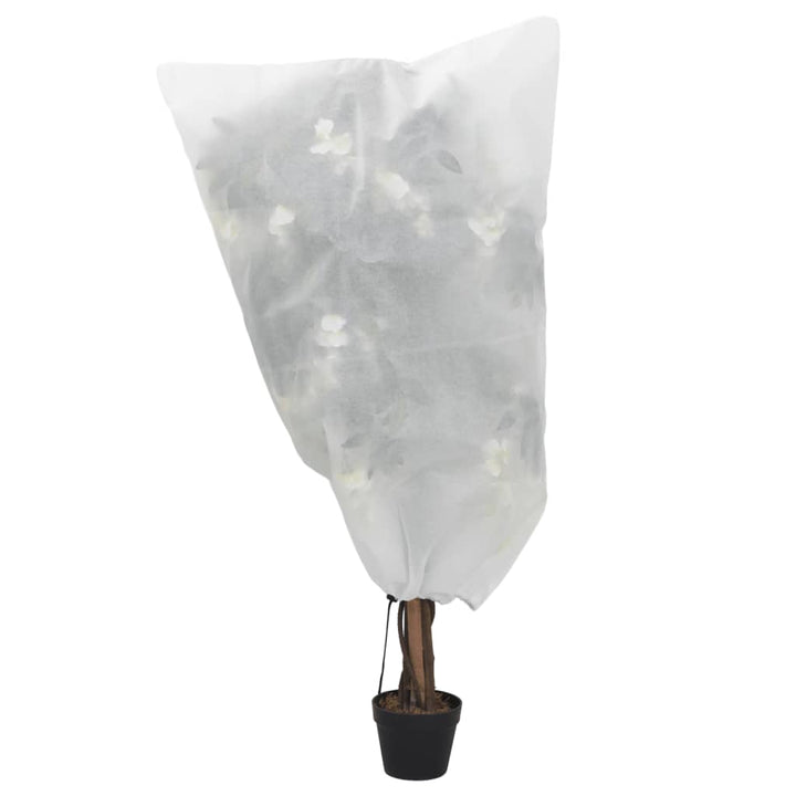 plantebeskyttelse med snore 8 stk. 70 g/m² 0,8x1 m