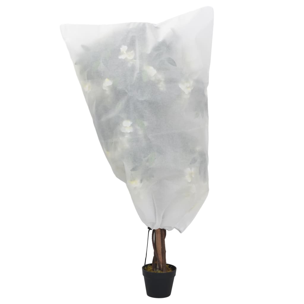 plantebeskyttelse med snore 12 stk. 70 g/m² 0,8x0,8 m