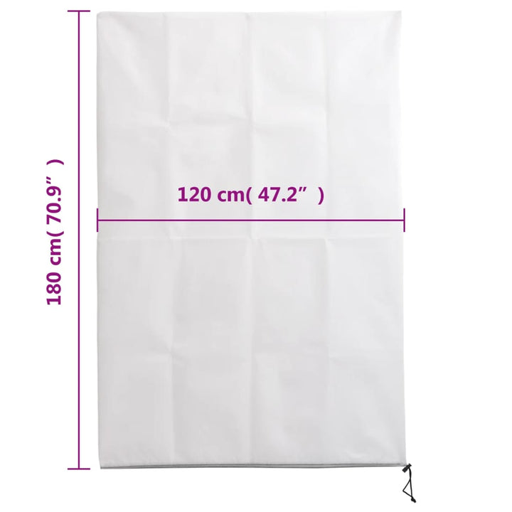 plantebeskyttelse med lynlås 10 stk. 70 g/m² 1,2x1,8 m