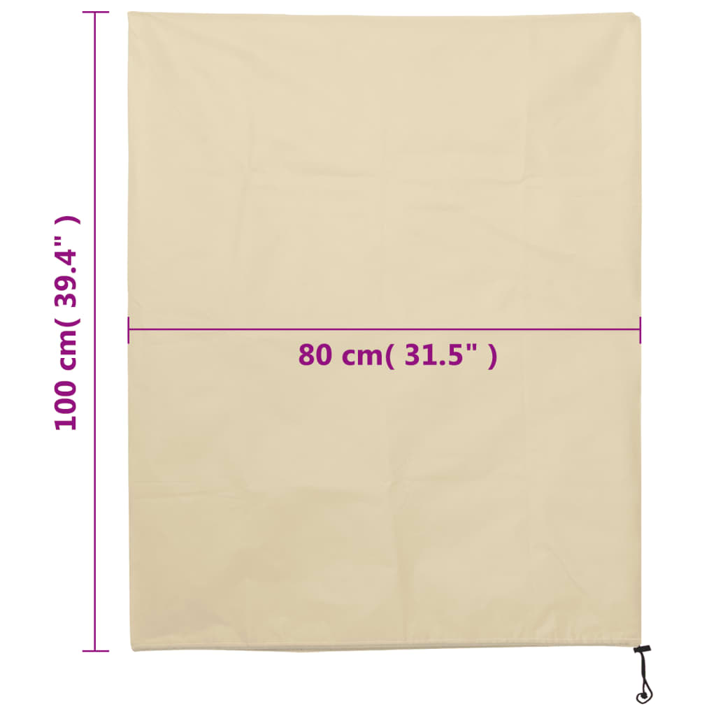 plantebeskyttelse med snore 12 stk. 70 g/m² 0,8x1 m