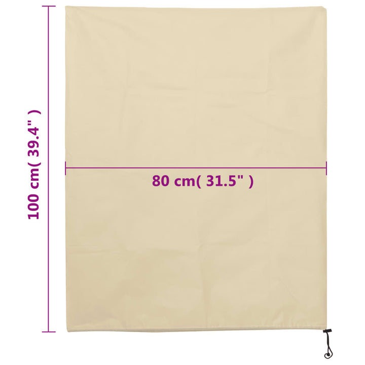 plantebeskyttelse med snore 12 stk. 70 g/m² 0,8x1 m