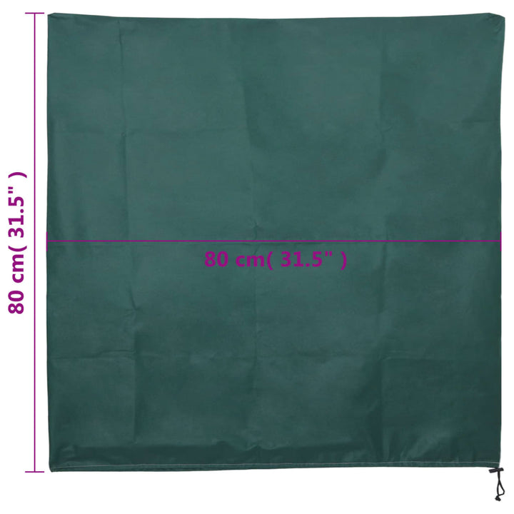 plantebeskyttelse med snore 12 stk. 70 g/m² 0,8x0,8 m