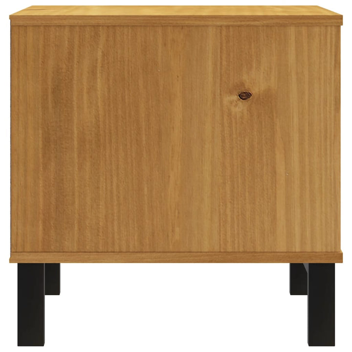 sidebord FLAM 50x50x50 cm massivt fyrretræ