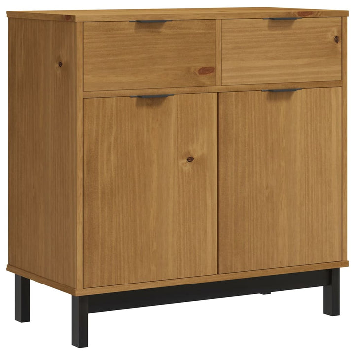 skænk FLAM 80x40x80 cm massivt fyrretræ