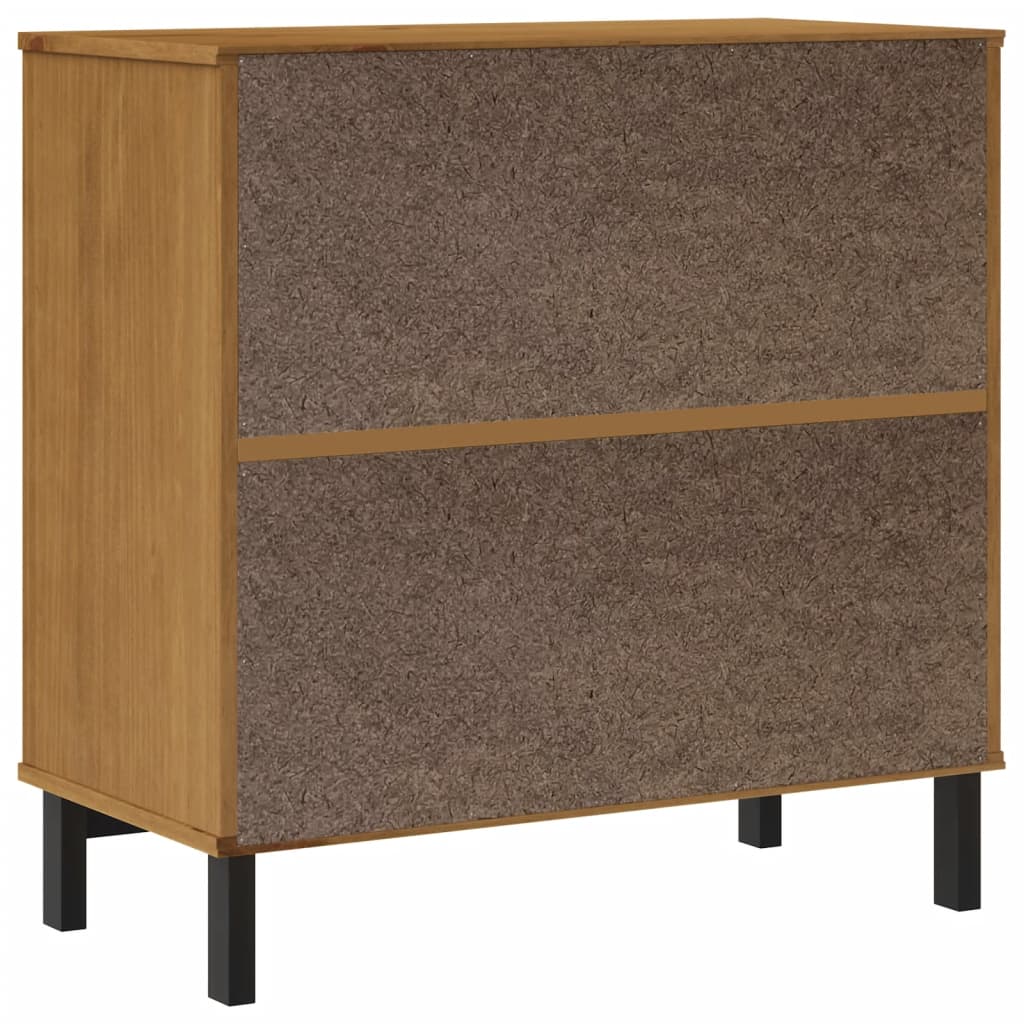 skænk FLAM 80x40x80 cm massivt fyrretræ