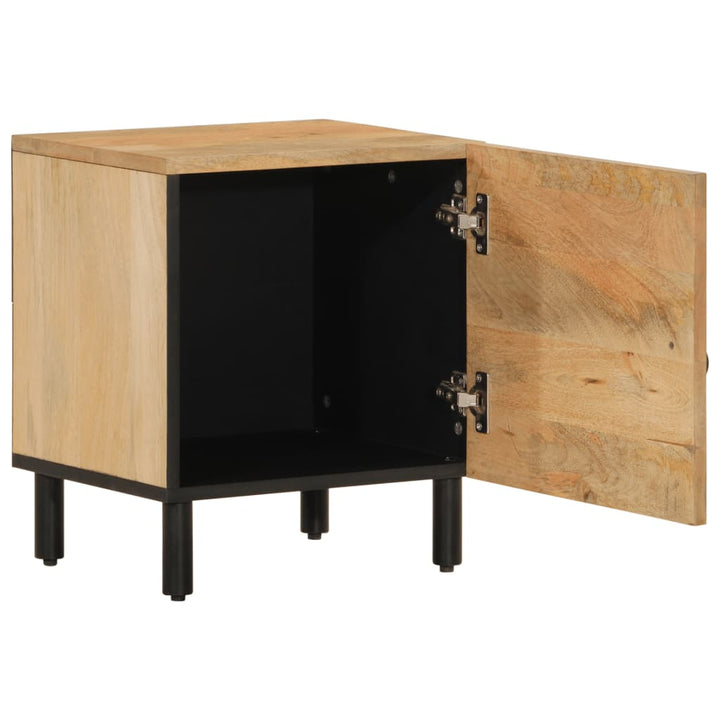 sengebord 40x33x46 cm massivt mangotræ