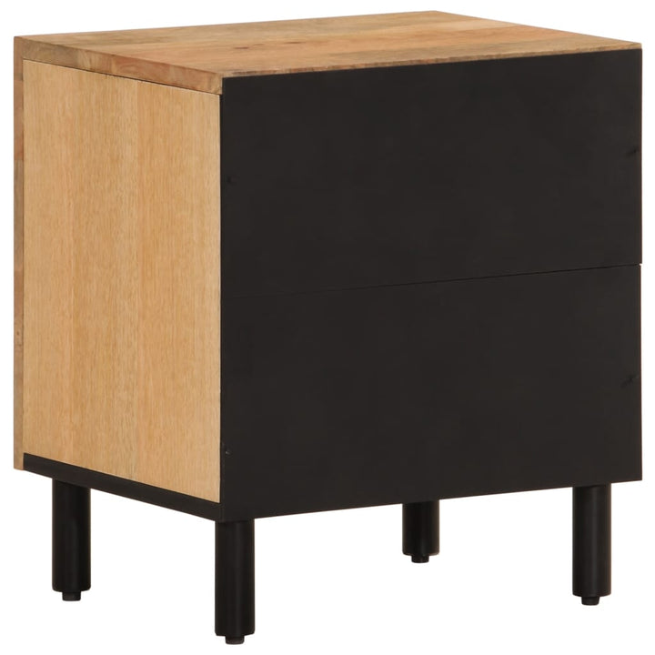 sengebord 40x33x46 cm massivt mangotræ