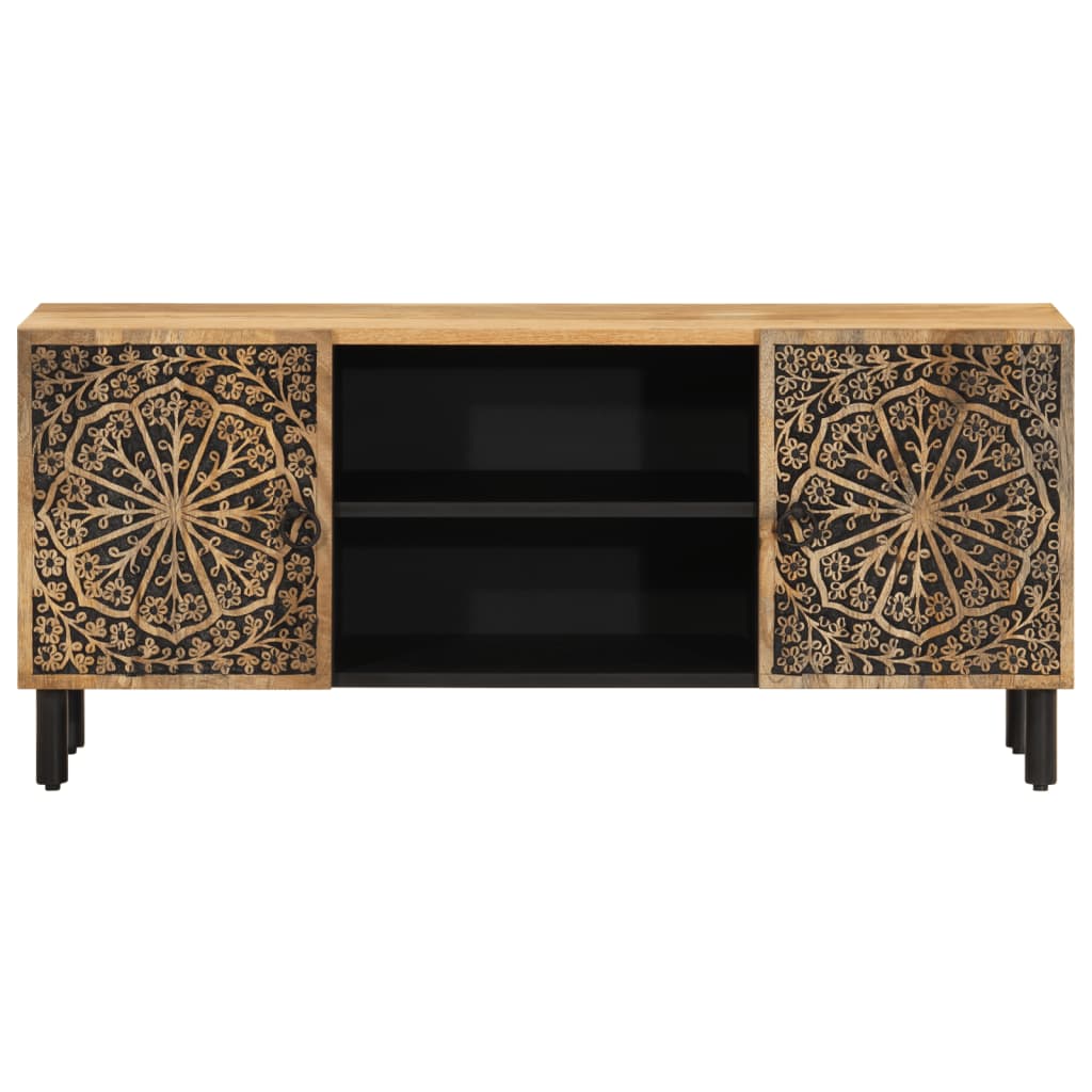 tv-bord 105x33x46cm massivt mangotræ