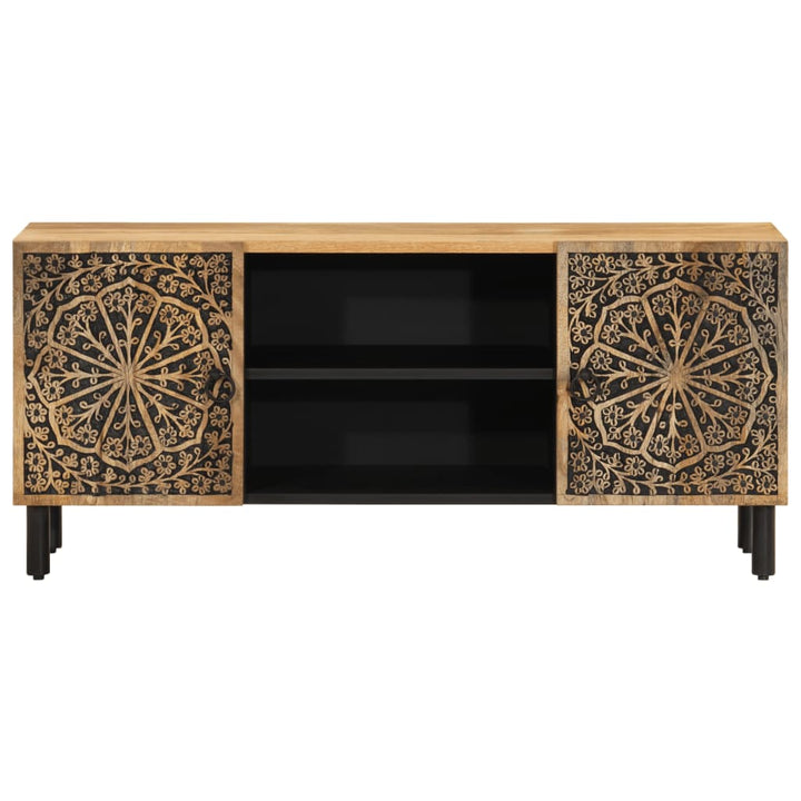 tv-bord 105x33x46cm massivt mangotræ