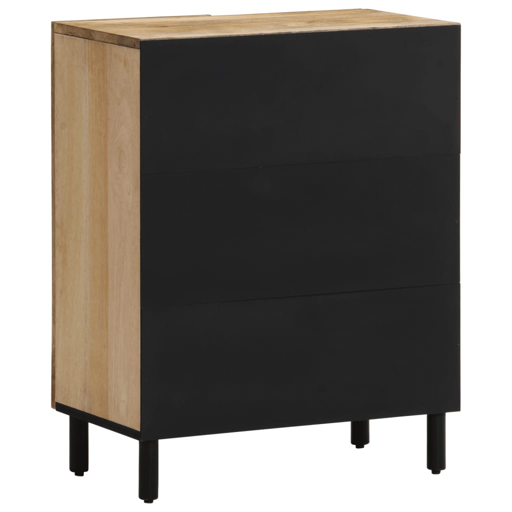 skab 60x33x75 cm massivt mangotræ