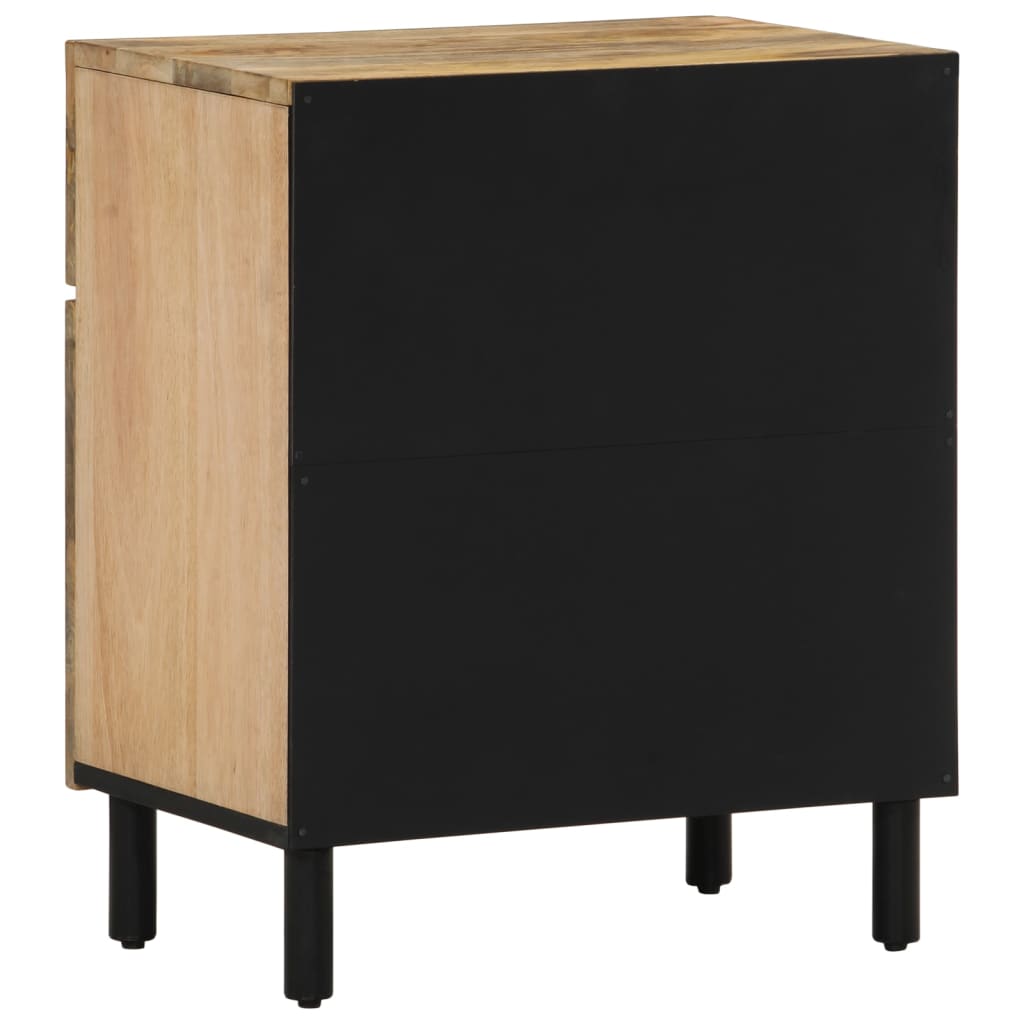 sengebord 50x33x60 cm massivt mangotræ