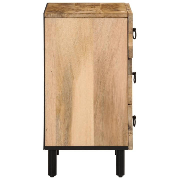sengebord 50x33x60 cm massivt mangotræ