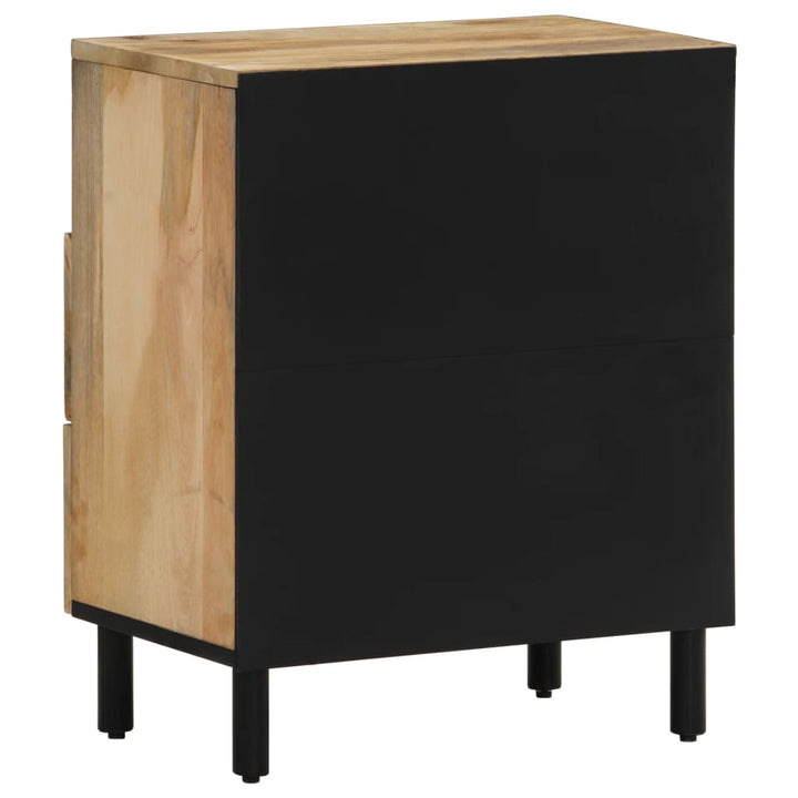 sengebord 50x33x60 cm massivt mangotræ