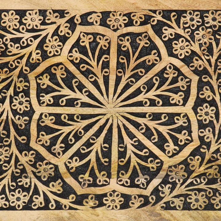 skab 80x33x75 cm massivt mangotræ