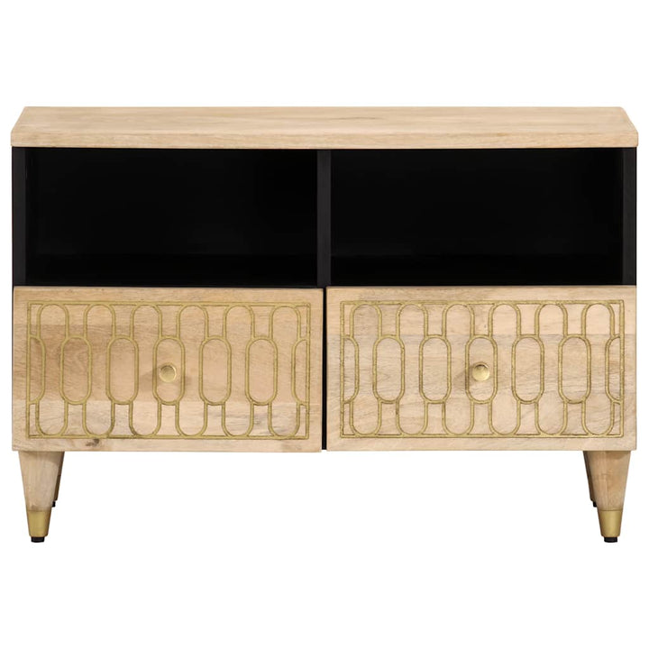 tv-bord 70x33x46 cm massivt mangotræ