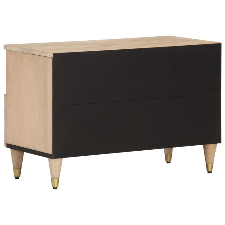 tv-bord 70x33x46 cm massivt mangotræ