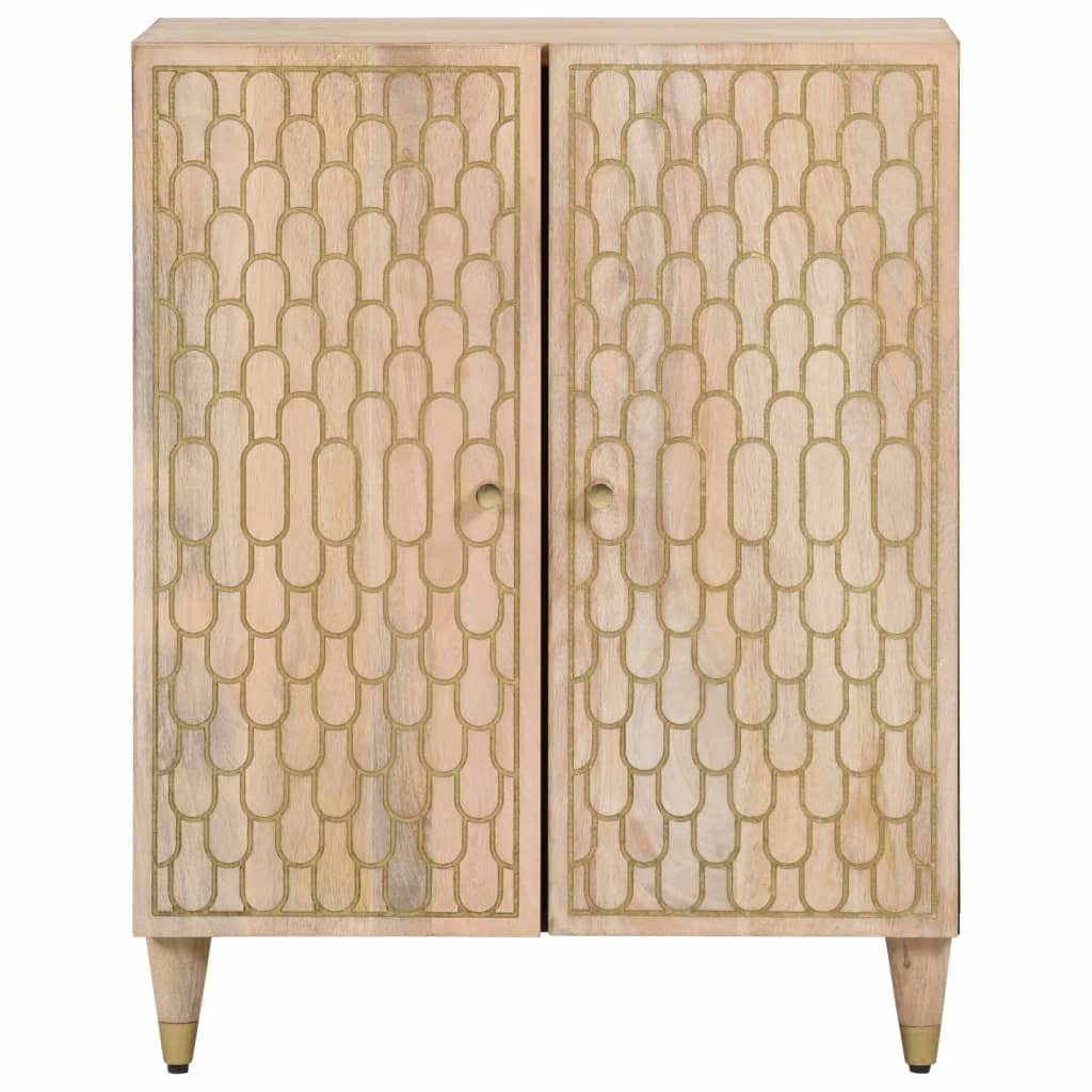 skab 60x33x75 cm massivt mangotræ