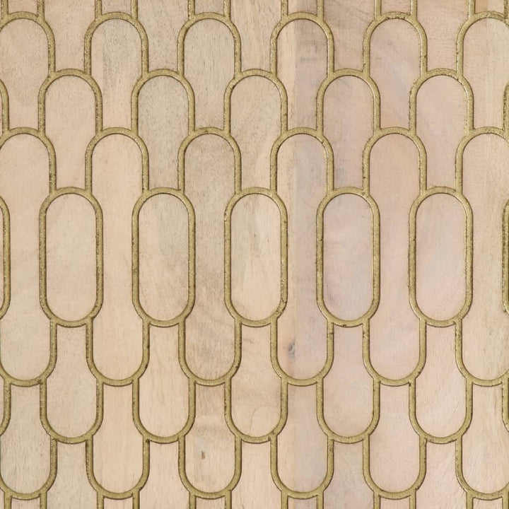 skab 60x33x75 cm massivt mangotræ
